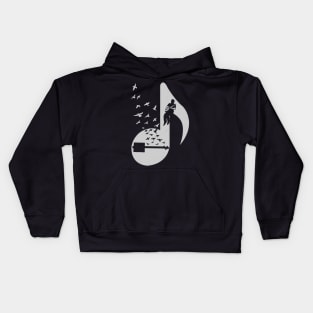 Musical- Cigar Box Guitar Kids Hoodie